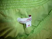 Vorschaubild 5 von Damen Bluse Grün Baumwolle Kurzarm Gr. 46 Freizeit Uni