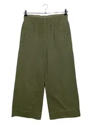 Vorschaubild 1 von Denim Cordhose Damen M Oliv Weites Bein Baumwolle
