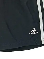 Vorschaubild 2 von Kinder Sport Shorts Gr. 164 Schwarz Streifen Polyester Zugband