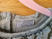 Vorschaubild 4 von Mädchen Langarmshirt Gr. 110 Hase Blumen Applikation Grün Bio-Baumwolle