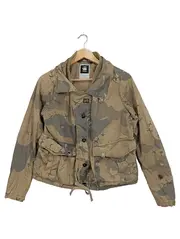 Vorschaubild 1 von Damen Outdoorjacke Camouflage Tarnmuster Gr. M Beige