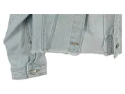 Vorschaubild 4 von Jeansjacke Mädchen Gr. 140 Cropped Hellblau Denim Jacke