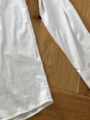 Vorschaubild 2 von Herren Business Hemd Langarm Slim Fit Weiß Gr. XL/42