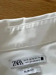 Vorschaubild 6 von Herren Business Hemd Langarm Slim Fit Weiß Gr. XL/42