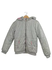 Vorschaubild 1 von Mädchen Winterjacke Grau Gr. 152/158 Kapuze Puffer Jacke