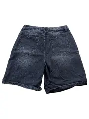 Vorschaubild 4 von High Waist Bermuda Jeans Shorts Damen Grau W33 L20 Casual Baumwolle