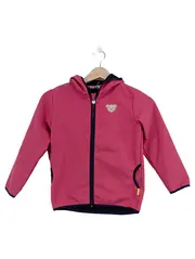 Vorschaubild 1 von Kinder Outdoorjacke Mädchen Gr. 122 Pink Kapuze Reißverschluss