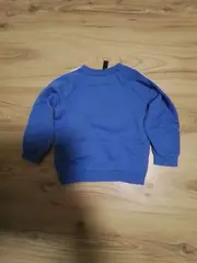 Vorschaubild 4 von Kinder Pullover Gr. 104 Blau Logo Sport Baumwolle Langarm