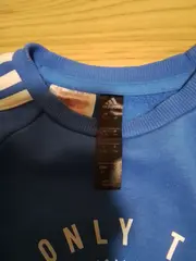 Vorschaubild 5 von Kinder Pullover Gr. 104 Blau Logo Sport Baumwolle Langarm