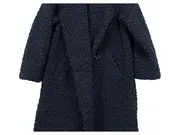 Vorschaubild 6 von Wintermantel Damen Blau Gr. S Langarm Casual Polyester Uni