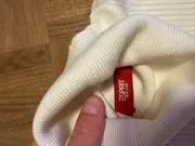 Vorschaubild 4 von Rollkragenpullover Damen Gr. 38 M Weiß Rippstrick Pulli Basic Viskose