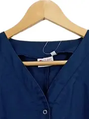 Vorschaubild 3 von Kasack Damen Gr. L Blau Kurzarm Berufskleidung Pflege