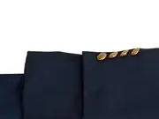 Vorschaubild 4 von Damen Kostüm Blazer Rock Gr. 40 Business Blau Polyester