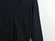 Vorschaubild 2 von Collection Damen Pullover V-Ausschnitt Schwarz Gr. M 38