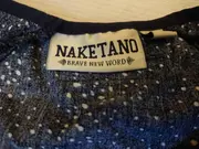 Vorschaubild 3 von Damen Pullover Langarm Blau Gepunktet Gr. XS