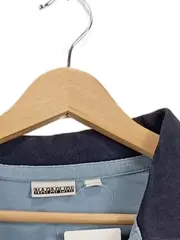 Vorschaubild 8 von Herren Poloshirt Gr. 3XL Blau Baumwolle Logo Stickerei Casual Shirt