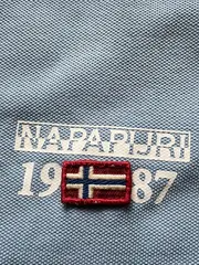 Vorschaubild 6 von Herren Poloshirt Gr. 3XL Blau Baumwolle Logo Stickerei Casual Shirt