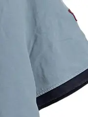 Vorschaubild 7 von Herren Poloshirt Gr. 3XL Blau Baumwolle Logo Stickerei Casual Shirt