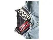 Vorschaubild 3 von Herren Poloshirt Gr. 3XL Blau Baumwolle Logo Stickerei Casual Shirt