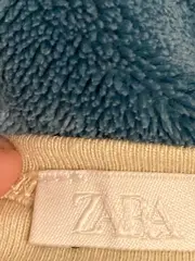 Vorschaubild 4 von Damen T-Shirt Ripp Crop Top Beige Gr. S/36 Basic Kurzarm