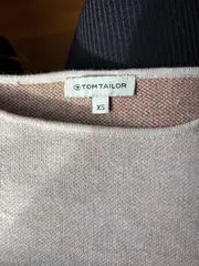 Vorschaubild 3 von Damen Pullover Gr. 34/XS Colorblock Beige Orange Grau