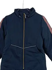 Vorschaubild 2 von Steppjacke Mädchen Übergangsjacke Gr. 134 9 Jahre Blau Glitzer