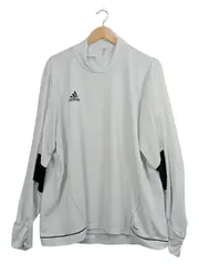 Vorschaubild 1 von Herren Sport Shirt Langarm Polyester Weiß Gr. 54 XXL