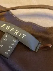 Vorschaubild 6 von Damen Sommerkleid Gr. 38 Braun Polka Dots Trägerkleid Schleife