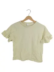 Vorschaubild 1 von Mädchen T-Shirt Gr. 140 Gelb Kurzarm Rüschen Baumwolle