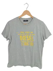 Vorschaubild 1 von Herren T-Shirt Grau Gr. XL Logo Print Baumwolle Casual