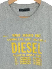 Vorschaubild 3 von Herren T-Shirt Grau Gr. XL Logo Print Baumwolle Casual