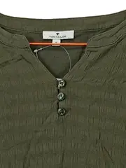 Vorschaubild 2 von Damen T-Shirt Bluse Gr. S/36 Oliv Viskose Casual