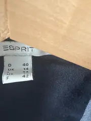 Vorschaubild 6 von Hemdbluse Damen Langarm Baumwolle Blau Gr. 40 L Casual