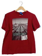 Vorschaubild 1 von Originals Herren T-Shirt Gr. M Rot Trefoil Logo Print Urban