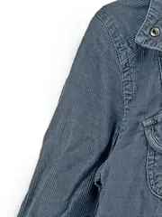 Vorschaubild 2 von EDC by Damen Cord Jacke Gr. M Blau Fellkragen Winterjacke