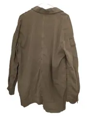 Vorschaubild 2 von Damen Parka Jacke Gr. 36/S Oliv Lyocell Oversized Übergangsjacke Casual