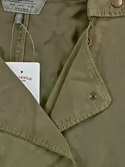 Vorschaubild 3 von Damen Parka Jacke Gr. 36/S Oliv Lyocell Oversized Übergangsjacke Casual