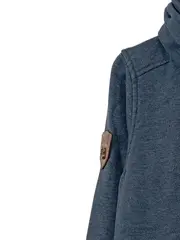 Vorschaubild 4 von Damen Sweatjacke Kapuzenjacke Hoodie Gr. L Blau Meliert