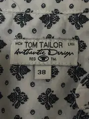 Vorschaubild 4 von Damen Bluse Gr. 38 M Weiß Grafisches Muster Casual Langarm