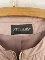 Vorschaubild 5 von Atelier GS Damen Steppjacke Rosa Gr. 42/XL Casual Gesteppt Reißverschluss