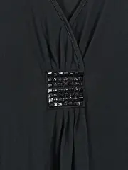 Vorschaubild 5 von Damen Bluse ärmellos Schmucksteine schwarz Gr. 42