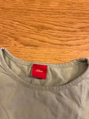 Vorschaubild 4 von Langarmshirt Mädchen Gr. 110 Grün Leopard Rüschen Glitzer Baumwolle