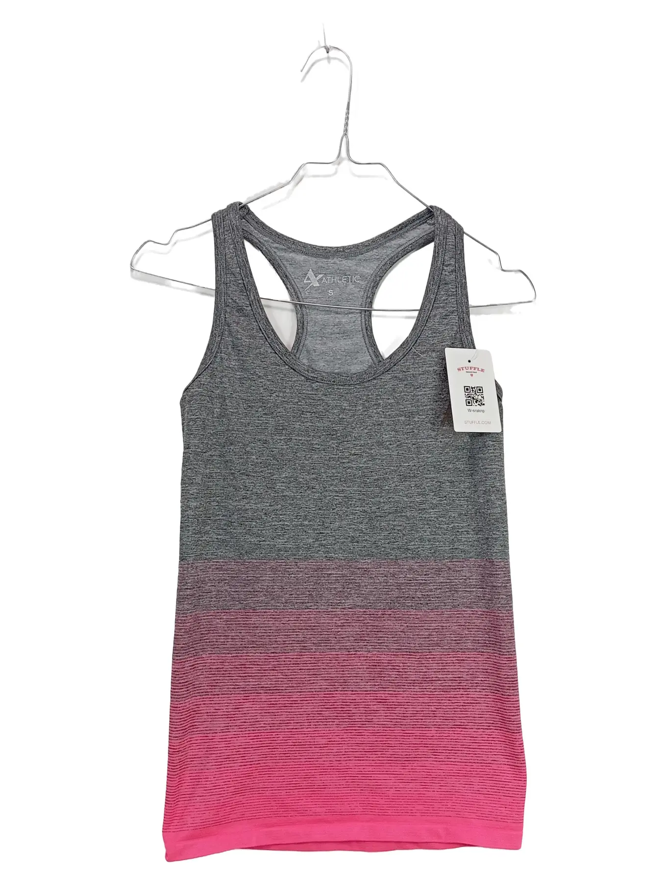ATHLETIC CLUB Damen Sport Top Tanktop Meliert S Polyester Stretch