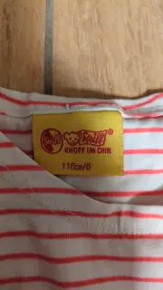 Vorschaubild 4 von Kinderkleid Mädchen gestreift mit Blumenprint Gr. 116