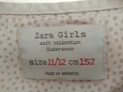 Vorschaubild 4 von Mädchen Leichte Jacke Gr. 152 Beige Baumwolle Casual