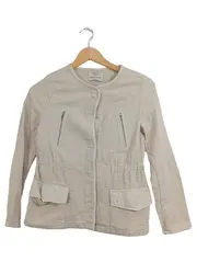 Vorschaubild 1 von Mädchen Leichte Jacke Gr. 152 Beige Baumwolle Casual