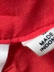 Vorschaubild 4 von Damen Bluse Ärmellos Orange Gr. M Rüschen Casual Top