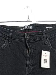 Vorschaubild 2 von Herren Regular Fit Jeans Schwarz Größe 40 W40 Denim
