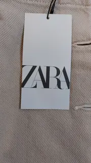 Vorschaubild 5 von Damen Hosenrock Skort Beige Gr. M 38 Baumwolle Knöpfe