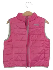 Vorschaubild 1 von Steppweste Weste Mädchen Gr. 104 Pink Gesteppt Outdoor Freizeit